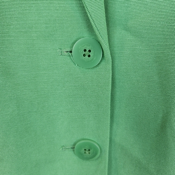 Farm Rio Womens Oversized Boyfriend Blazer Jacket Sz XXS Coat Bright Green - Picture 4 of 12